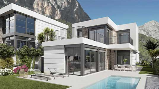 piscina-privada-villas-Polop-Hills-Nature-terraza-solarium