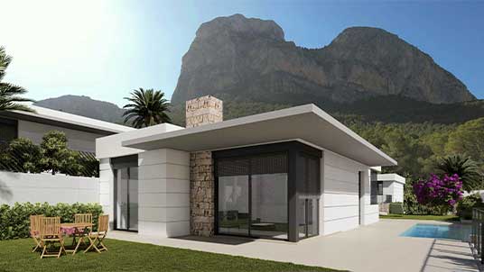 piscina-privada-villas-Polop-Hills-Nature-terrazas